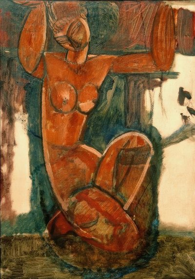 Caryatid by Amedeo Modigliani